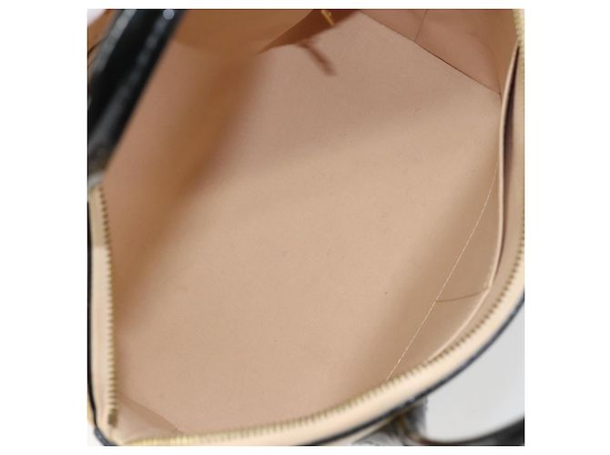 Borsa Lockit Louis Vuitton Monogram Vernis PM Beige - vista 5
