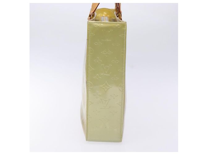 Louis Vuitton Columbus Handbag Monogram Vernis Beige - view 4