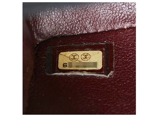 Borsa a Spalla Chanel Mini Matelassé Coco Mark con Catena Nero - Ansicht 11