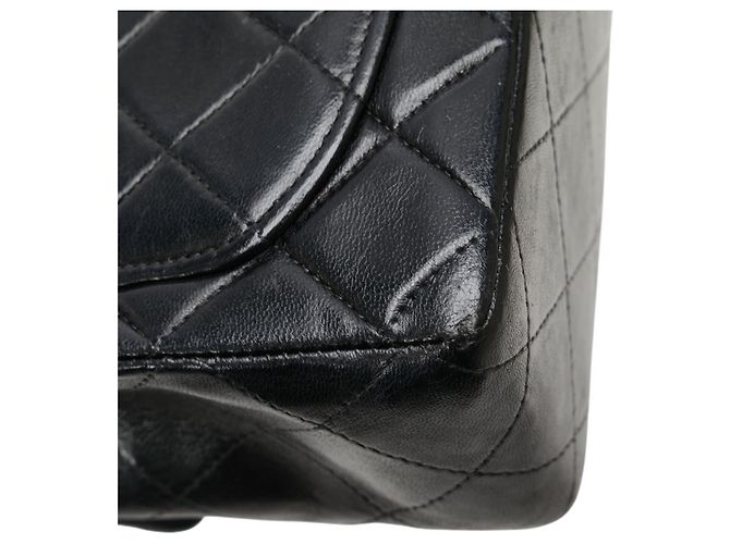 Borsa a Spalla Chanel Mini Matelassé Coco Mark con Catena Nero - Ansicht 6