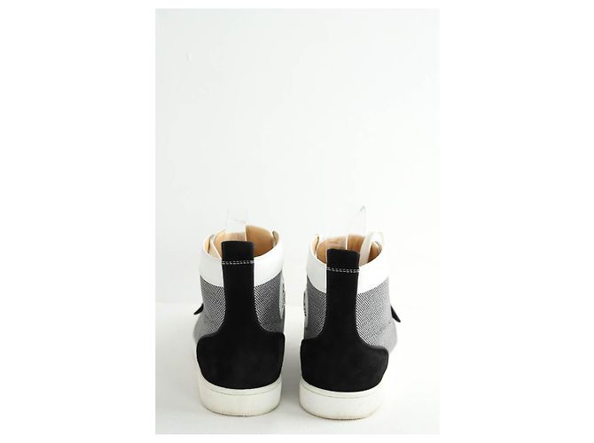 Christian Louboutin Sneakers argentate Argento - vista 2