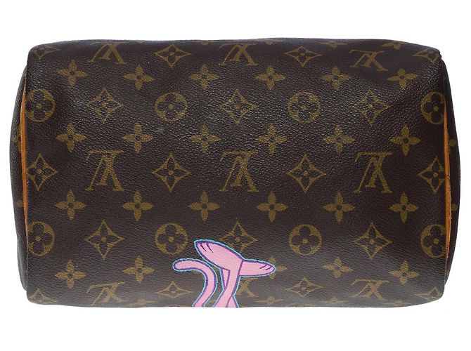 Bolso LOUIS VUITTON Speedy en Lona Marrón - 1322512142 Castaño - vista 10