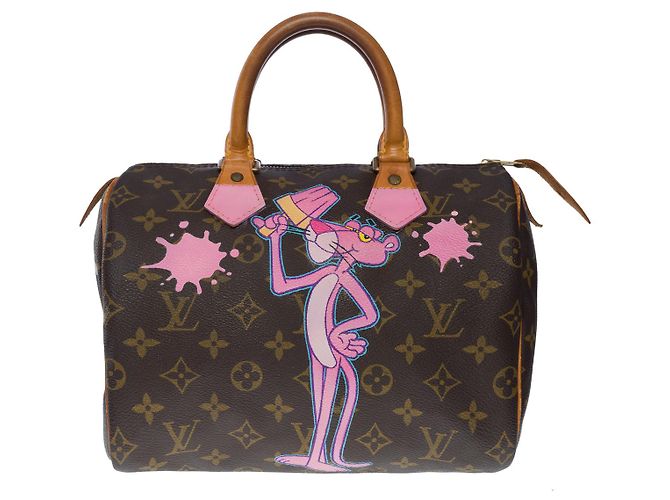 Bolso LOUIS VUITTON Speedy en Lona Marrón - 1322512142 Castaño - vista 2