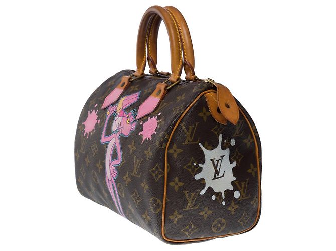 Bolso LOUIS VUITTON Speedy en Lona Marrón - 1322512142 Castaño - vista 3