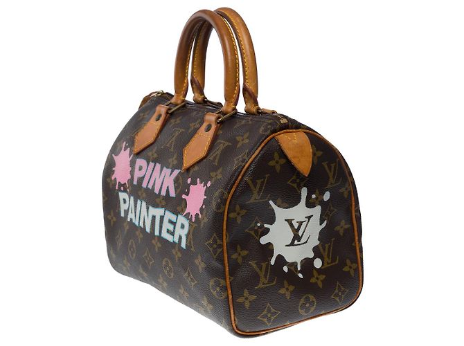 Bolso LOUIS VUITTON Speedy en Lona Marrón - 1322512142 Castaño - vista 4