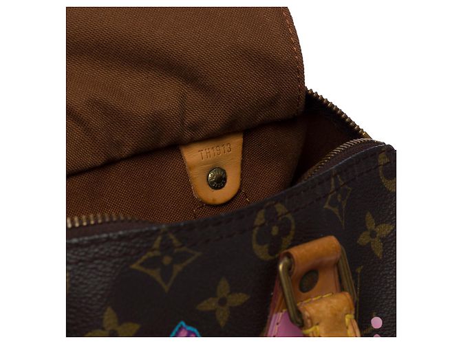 Bolso LOUIS VUITTON Speedy en Lona Marrón - 1322512142 Castaño - vista 7