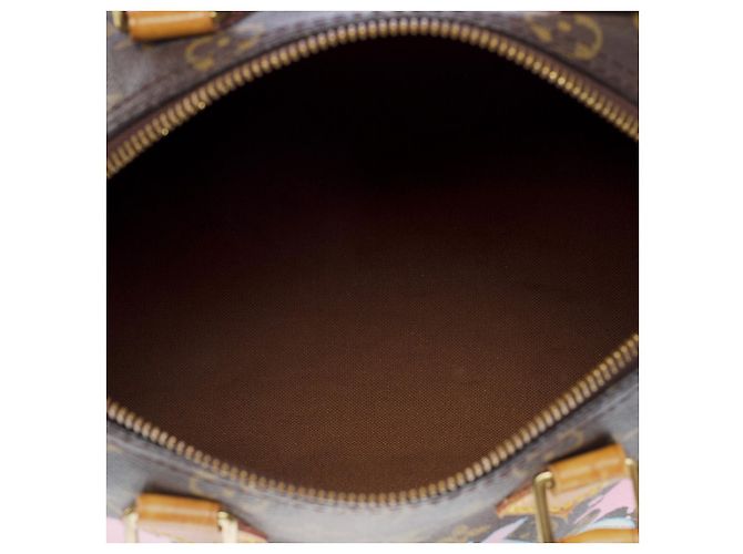 Bolso LOUIS VUITTON Speedy en Lona Marrón - 1322512142 Castaño - vista 8