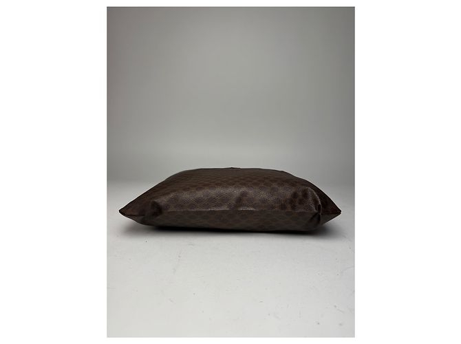 Big Bag Céline Vintage Celine Paris Leder Monogramm Tote Bag Braun - Ansicht 13