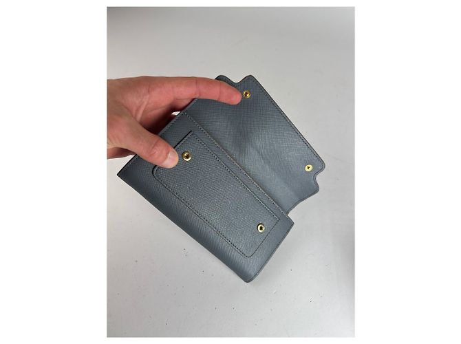 Vintage Marni Leather Wallet Blue - view 3