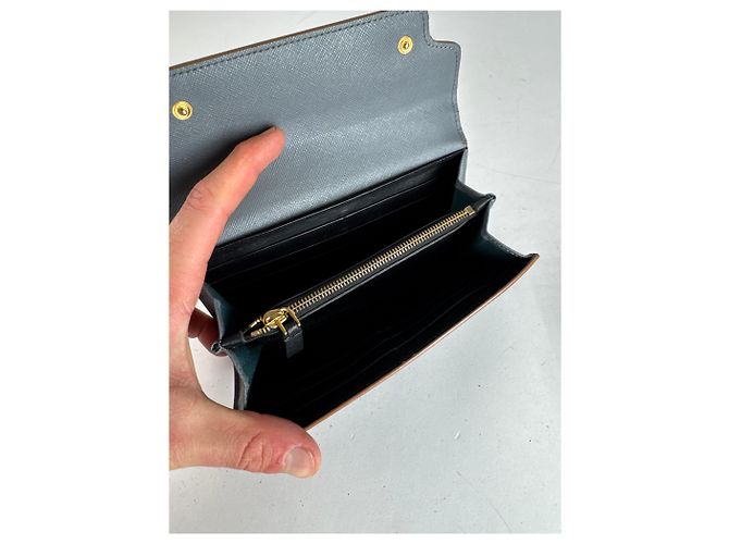 Vintage Marni Leather Wallet Blue - view 4