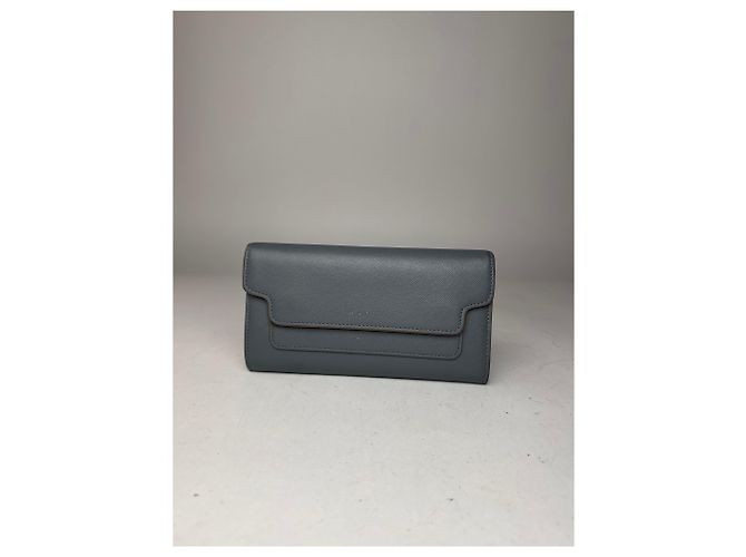 Vintage Marni Leather Wallet Blue - view 6