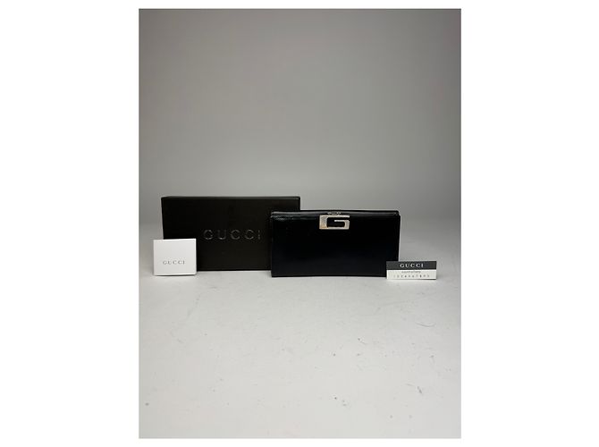 Vintage Gucci Leather Wallet Black - view 13