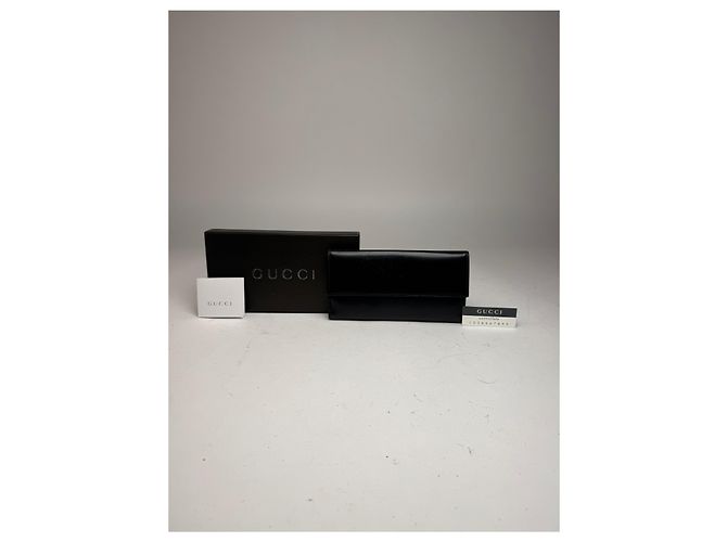 Vintage Gucci Leather Wallet Black - view 2