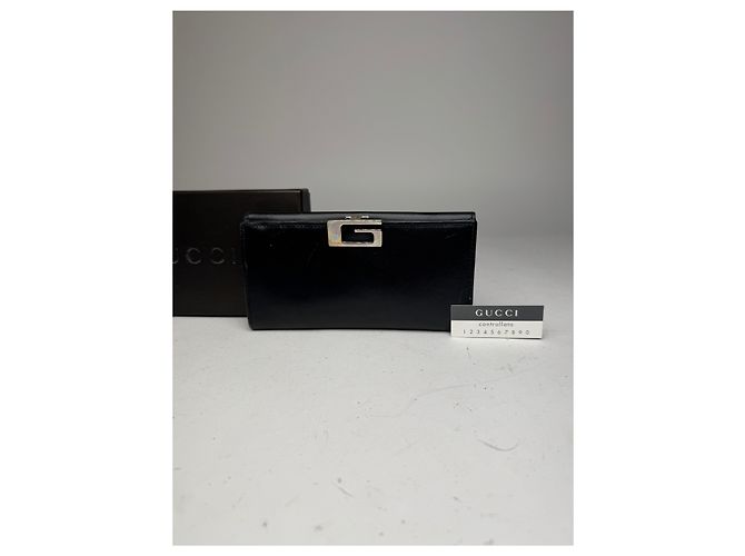 Vintage Gucci Leather Wallet Black - view 3