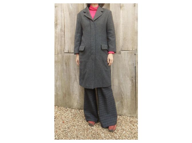 Abrigo Max Mara de lana gris - vista 2