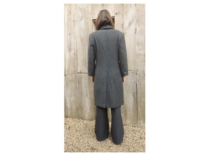 Abrigo Max Mara de lana gris - vista 3