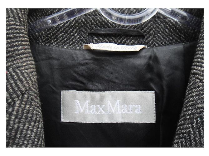 Abrigo Max Mara de lana gris - vista 4
