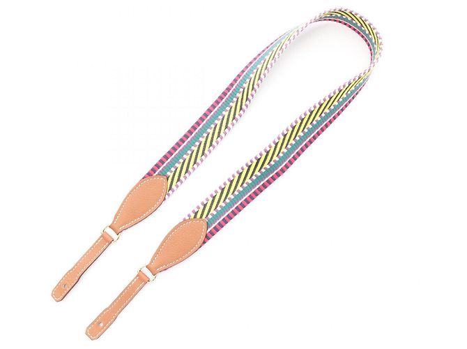 Cinghia a Spalla Sangle Caval di Hermès Marrone Multicolore - vista 2