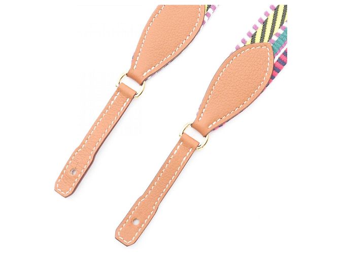 Cinghia a Spalla Sangle Caval di Hermès Marrone Multicolore - vista 3