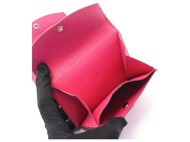 Hermes Hermès Til Tri-fold Wallet Pink - view 4