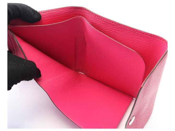 Hermes Hermès Til Tri-fold Wallet Pink - view 8