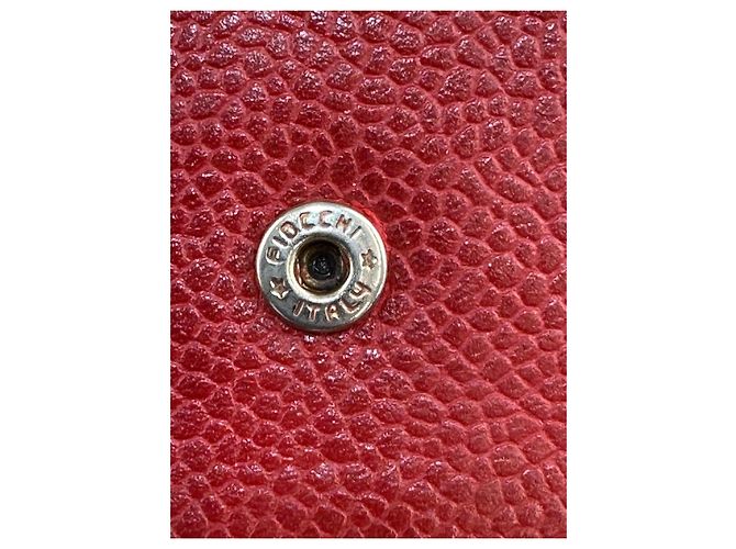 Borsa a spalla Chanel CC in pelle rossa Rosso - vista 13