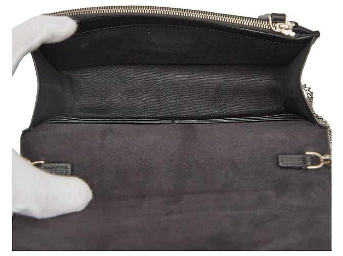 Borsa a spalla Fendi Carlito con borchie Nero - vista 10