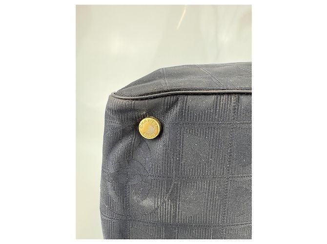 Borsa a spalla Chanel in tela / pelle nera 285 Nero - vista 8