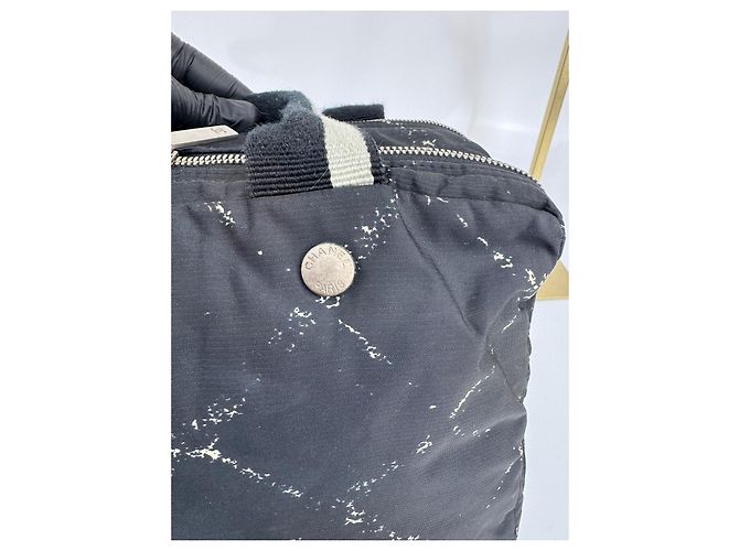 Borsa Boston in tela nera della linea Travel di Chanel 286 - vista 11