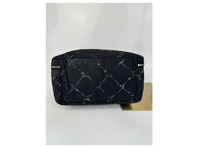 Borsa Boston in tela nera della linea Travel di Chanel 286 - vista 8