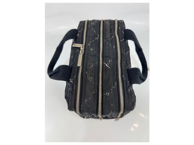 Borsa Boston in tela nera della linea Travel di Chanel 286 - vista 9