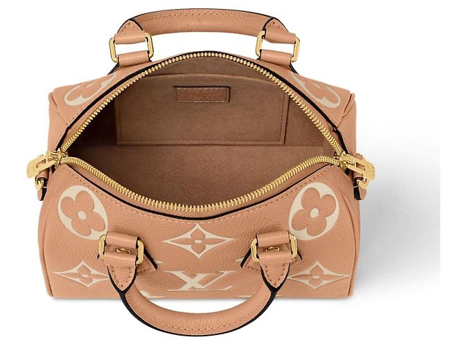 LOUIS VUITTON Speedy Bandoulière 20 Beige - vista 2