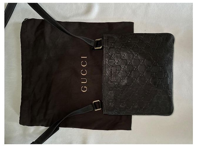 Gucci Saddlebag Marrone Scuro Pelle - vista 2