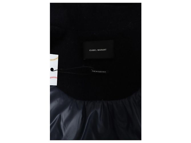 Isabel Marant Abrigo de lana negro - vista 5