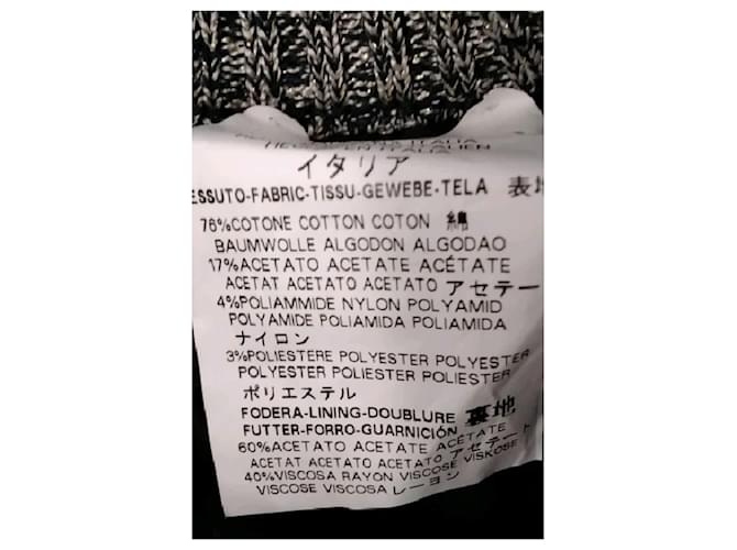 Valentino Mini falda de algodón gris - vista 6