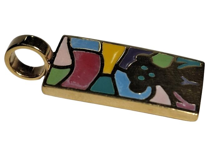Autre Marque Tous Anhänger Emaille Farben 18K GOLD - Ansicht 5