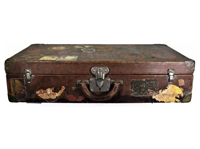Valigia Louis Vuitton Vintage Anni 20 Marrone - vista 14