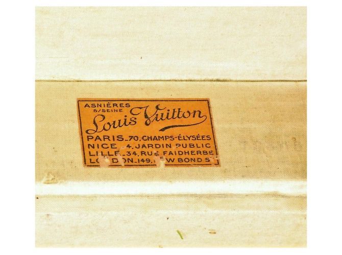 Valigia Louis Vuitton Vintage Anni 20 Marrone - vista 16