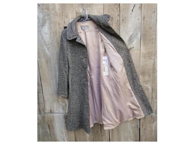 Abrigo Max Mara de tweed gris - vista 9