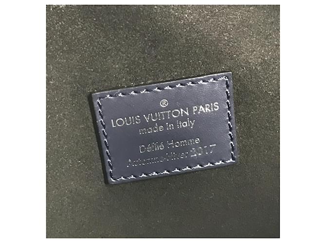 Marsupio Monogram Eclipse Louis Vuitton Blu Blu navy Monogramma - vista 10