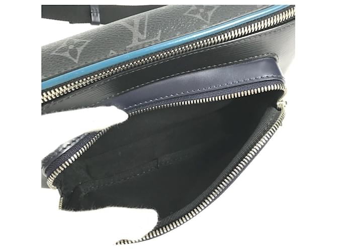 Marsupio Monogram Eclipse Louis Vuitton Blu Blu navy Monogramma - vista 12