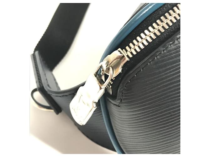 Marsupio Monogram Eclipse Louis Vuitton Blu Blu navy Monogramma - vista 8
