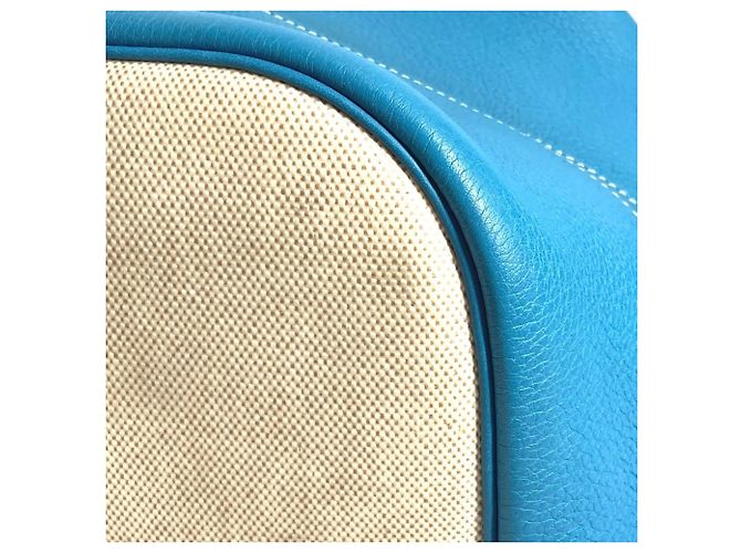 Hermès Borsa a Spalla HERMES Victoria 43 Blu Beige - vista 8