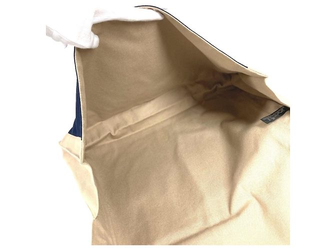Hermès HERMES Tapidsel Gran Bolsa Clutch Oversized con Solapa Azul marino - vista 10