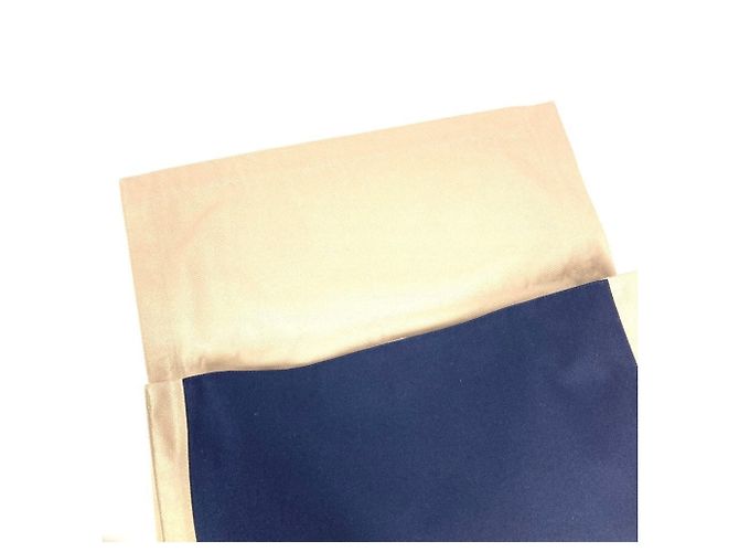 Hermès HERMES Tapidsel Gran Bolsa Clutch Oversized con Solapa Azul marino - vista 7