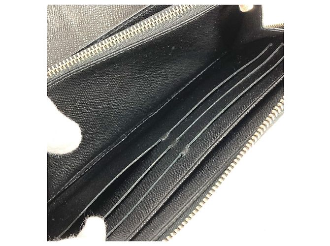 Cartera larga Zippy Organizer Damier Graphite Louis Vuitton Negro Damier ebene - vista 13