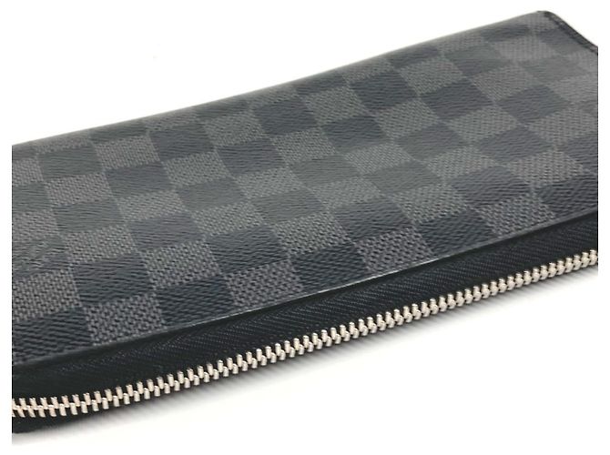 Cartera larga Zippy Organizer Damier Graphite Louis Vuitton Negro Damier ebene - vista 3