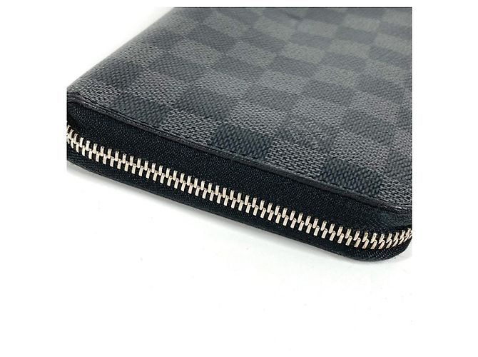 Cartera larga Zippy Organizer Damier Graphite Louis Vuitton Negro Damier ebene - vista 4