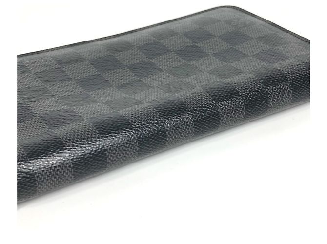 Cartera larga Zippy Organizer Damier Graphite Louis Vuitton Negro Damier ebene - vista 6
