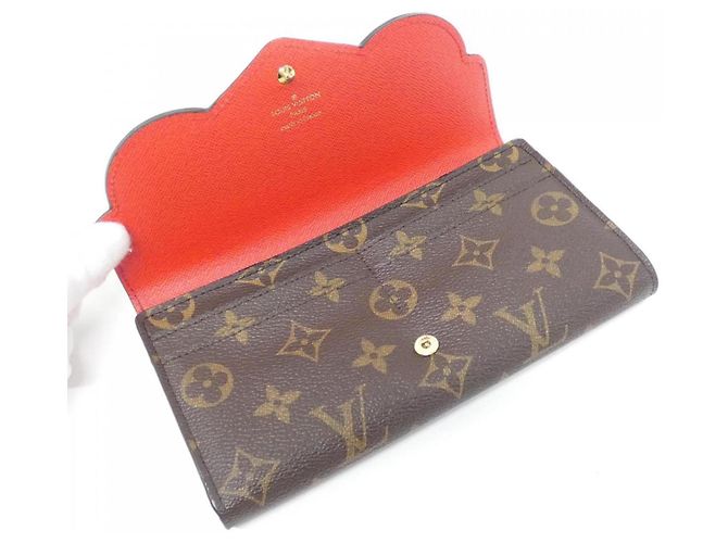Portafoglio Sarah Lovely Bird Monogramma Louis Vuitton Marrone - vista 7